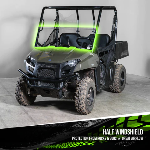 POLARIS RANGER MID SIZE (2010-2014) HALF UTV WINDSHIELD