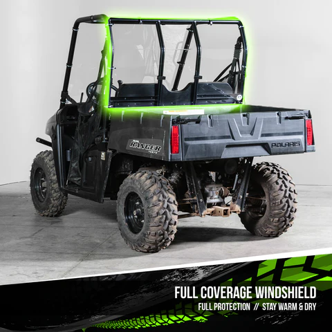 POLARIS RANGER MID SIZE (2010-2014) BACK UTV WINDSHIELD